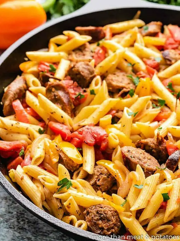 Sausage and Peppers Pasta