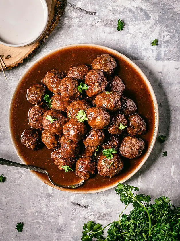 Crockpot Venison Meatballs