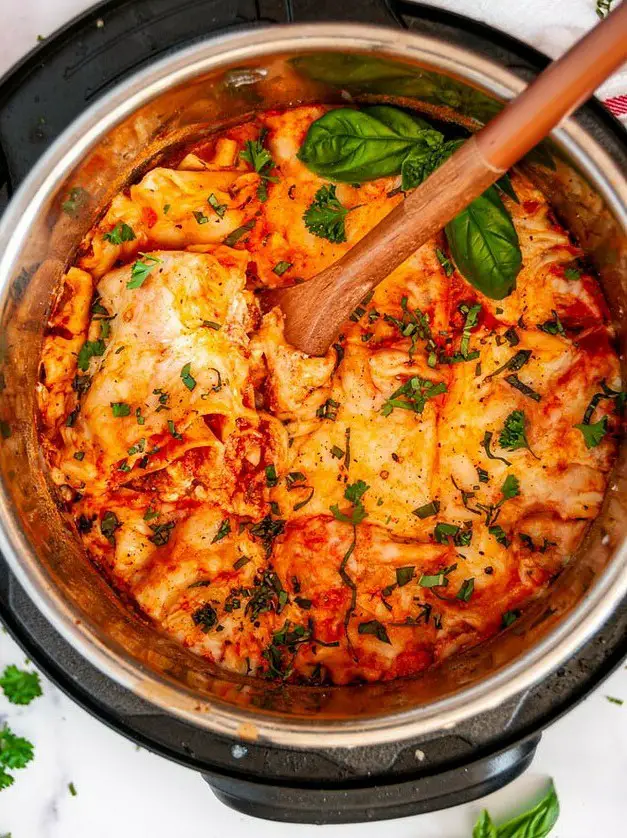 Instant Pot Turkey Vegetable Lasagna