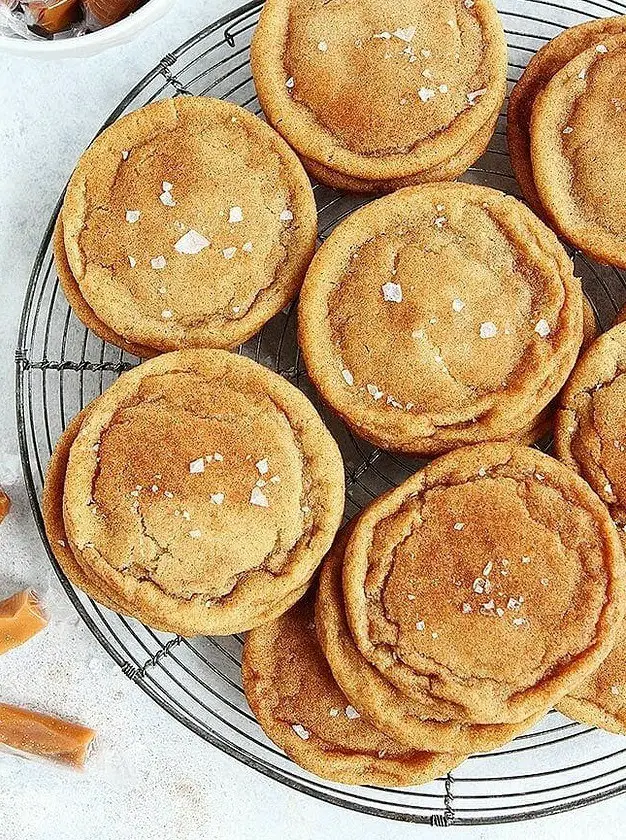 Brown Butter Salted Caramel Cookies