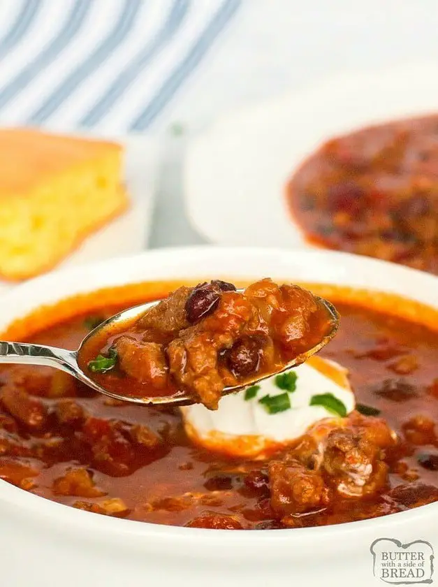 Bold Three-Meat Crockpot Chili