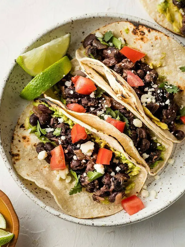 Simple Black Bean Tacos