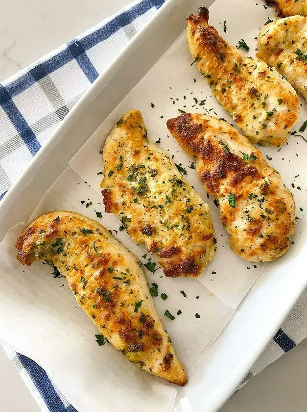 Parmesan Ranch Baked Chicken Tenders