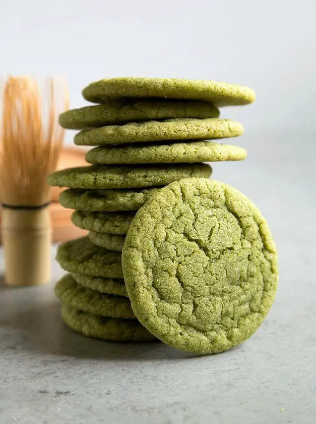 Matcha Sugar Cookies