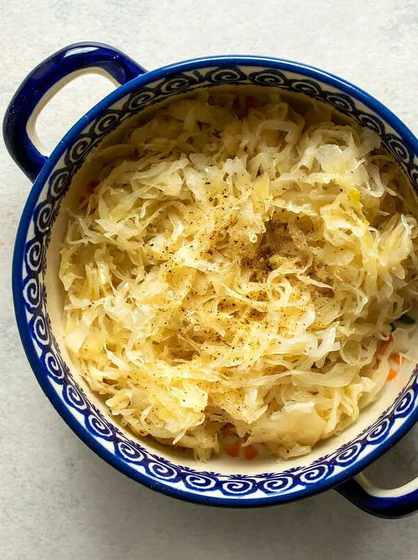 Quick Fried Sauerkraut