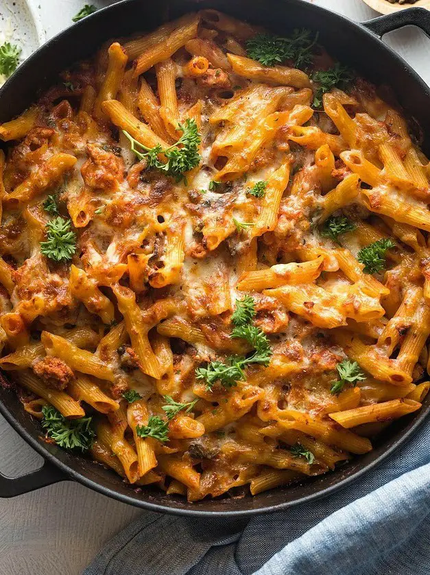 Ground Turkey Pasta Bake