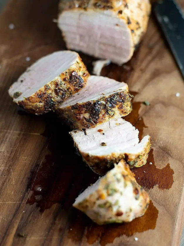 Roasted Pork Tenderloin with Garlic & Rosemary