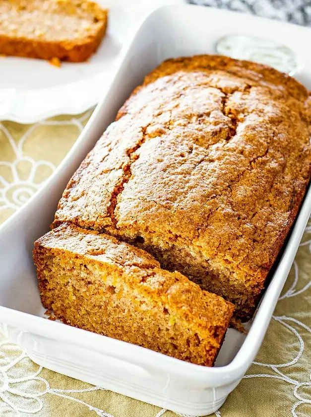 Spiced Cantaloupe Tea Loaf