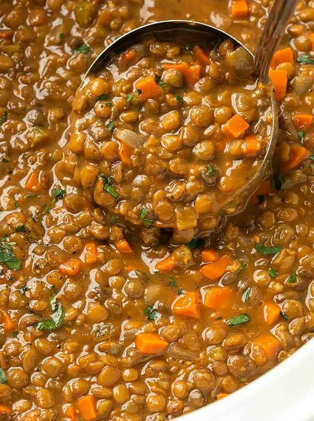 Slow Cooker Lentil Soup