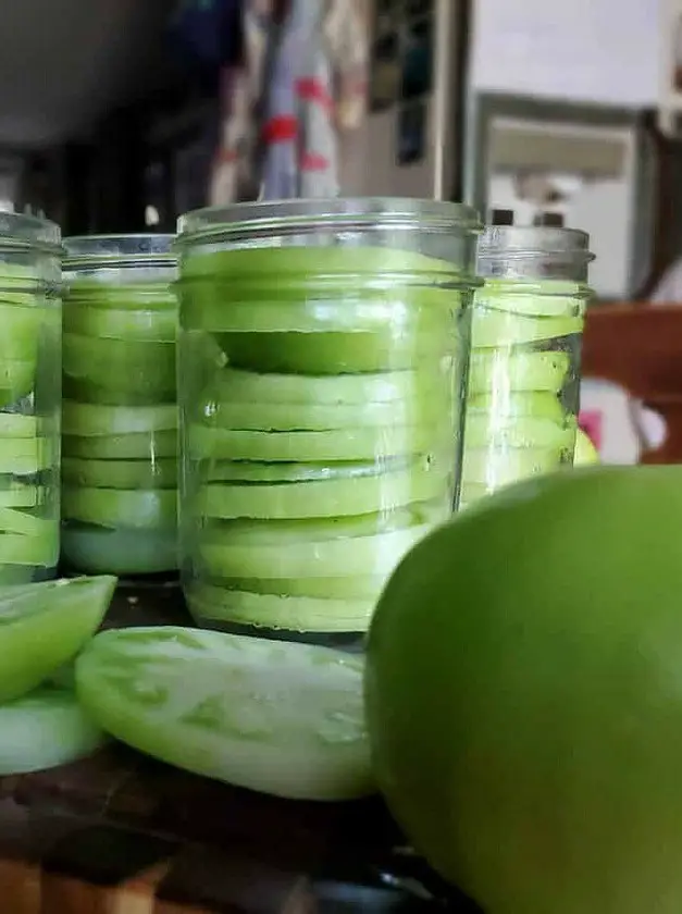 Sliced Green Tomatoes