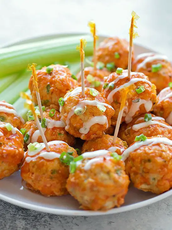 Buffalo Chicken Meatballs