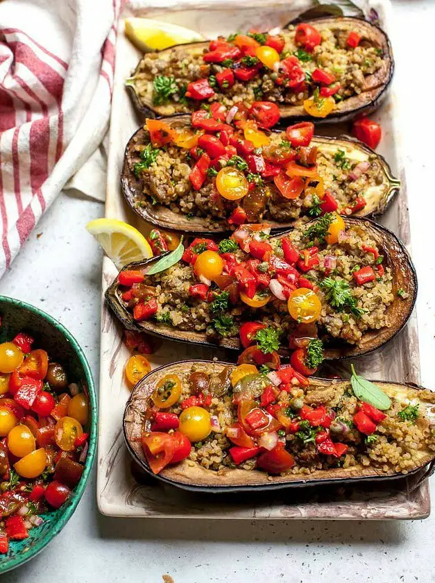 Mediterranean Eggplant Boats