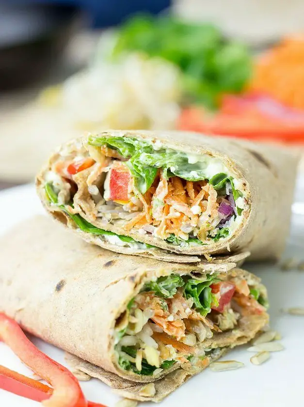 Tangy Veggie Wrap