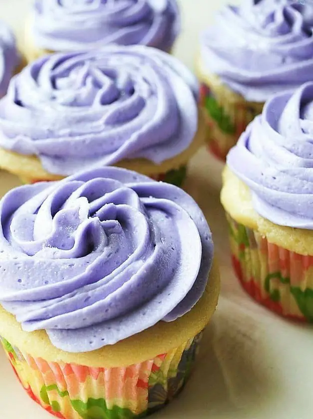 Lavender Earl Grey Tea Cupcakes