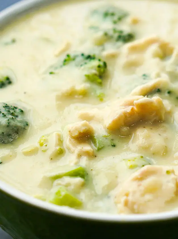 Keto Creamy Chicken Broccoli Soup