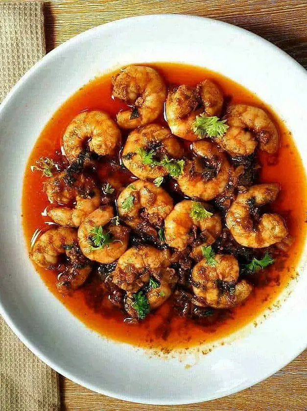 Spanish Garlic Prawns