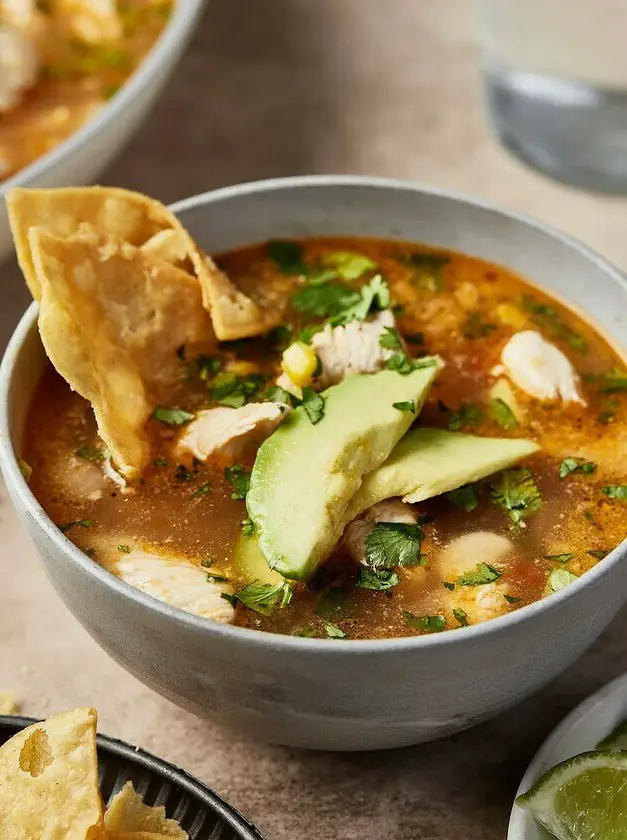 Chipotle Lime Chicken Soup