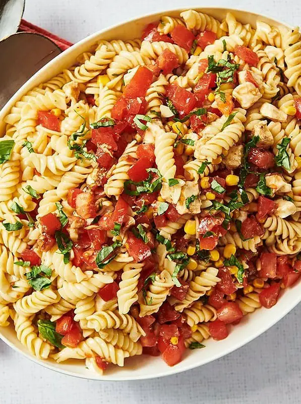 Tomato Mozzarella Pasta Salad