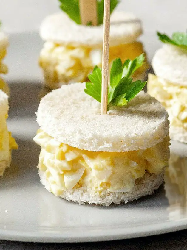 Egg Salad Tea Sandwiches