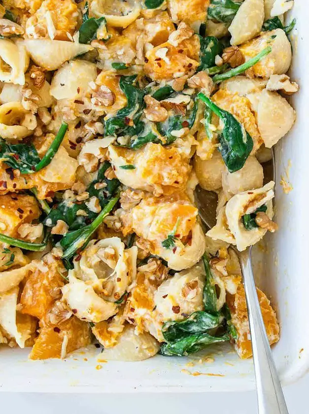 Pumpkin Feta Pasta