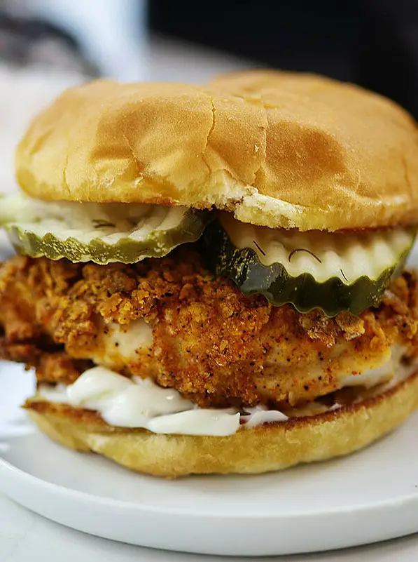 Air Fryer Chicken Sandwich