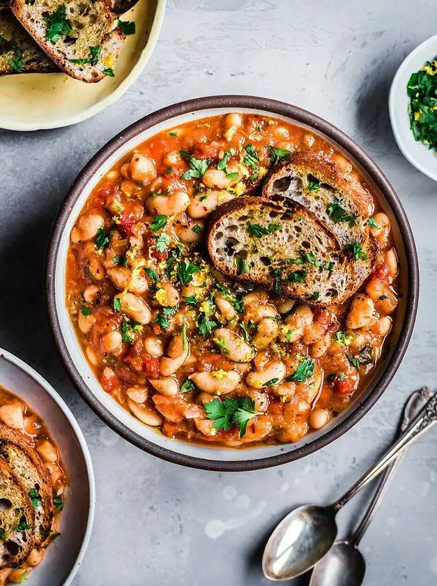 Vegan Instant Pot White Bean Stew