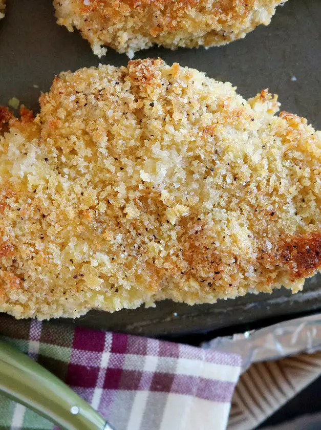 Crispy Breaded Baked Pork Chops