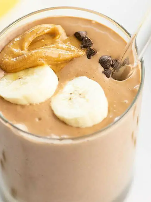 Chocolate Peanut Butter Banana Smoothie