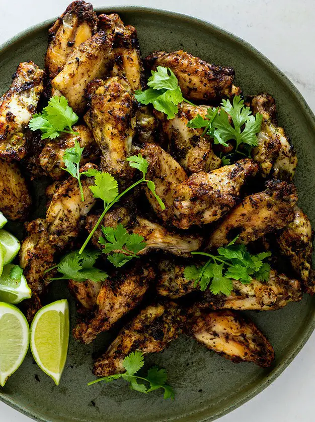 Cilantro Lime Air Fryer Chicken Wings