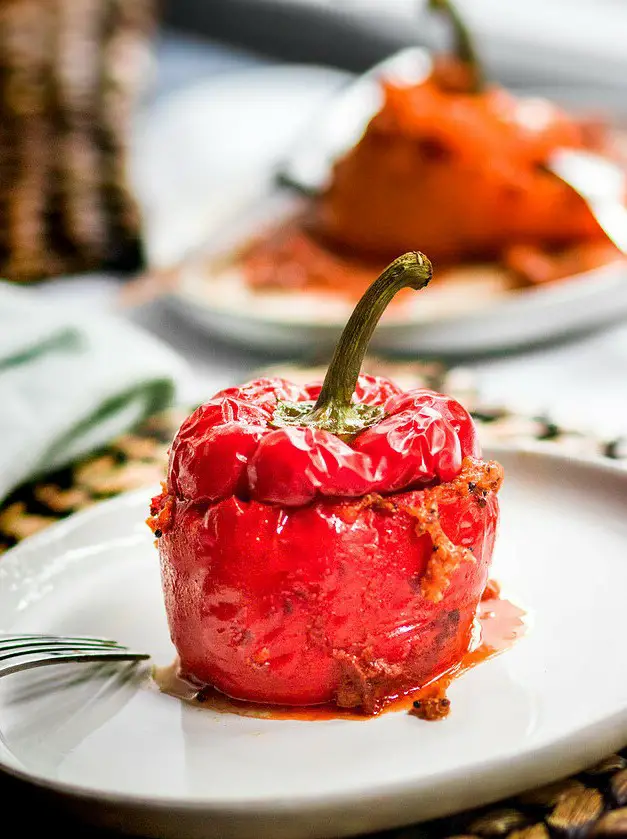 Cajun Style Stuffed Bell Peppers