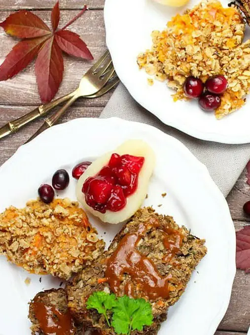 Vegan Thanksgiving Lentil Loaf