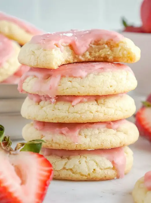 Strawberry Sugar Cookies