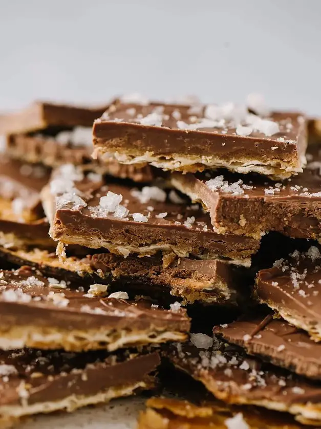 Salted Toffee Matzah