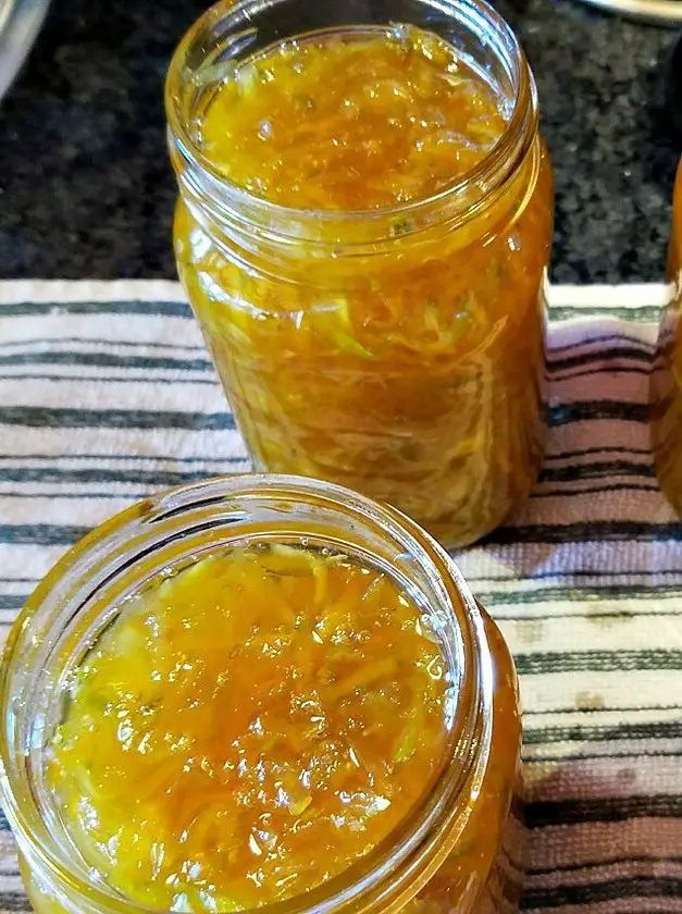 Zucchini Carrot Ginger Marmalade