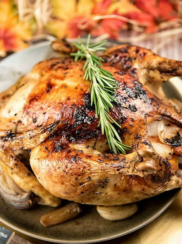 Rosemary-Honey Roast Chicken