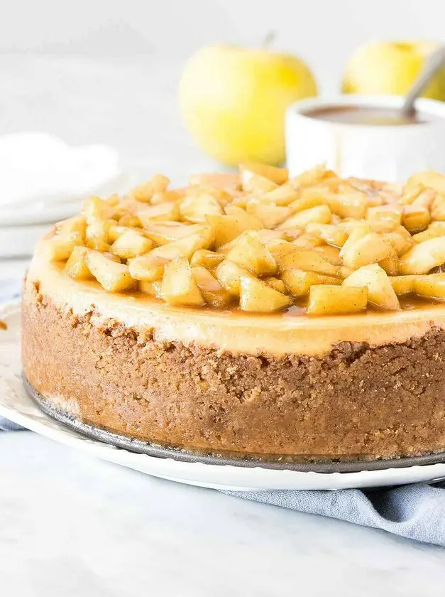 Caramel Apple Cheesecake