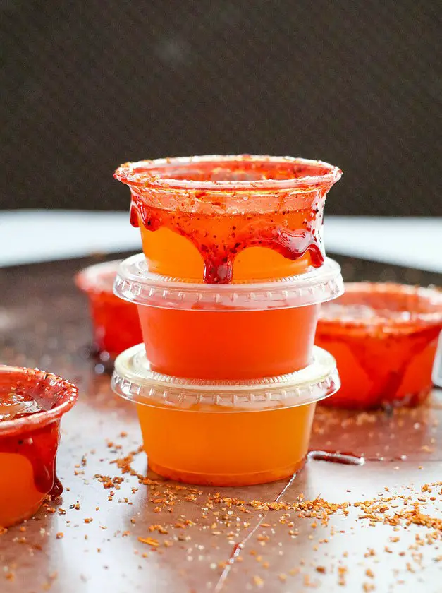 Chamoy Mexican Candy Jello Shots