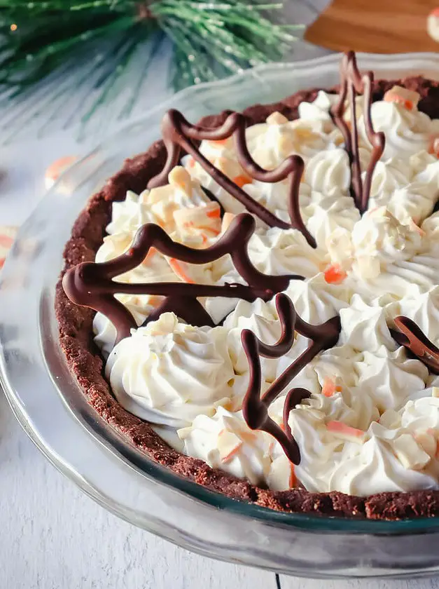 Keto Peppermint Cream Pie