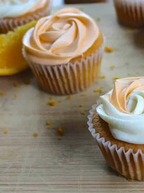 Orange Creamsicle Cupcakes