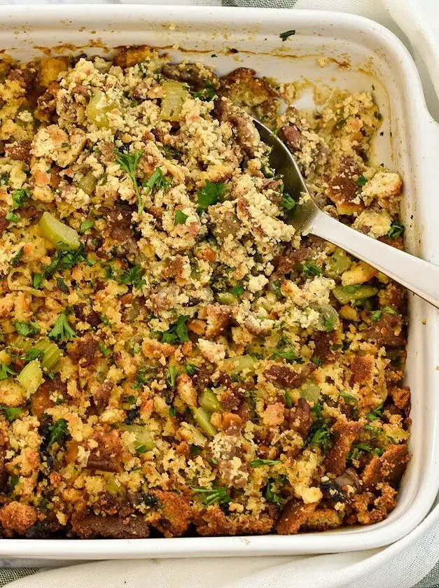 Keto Cornbread Stuffing