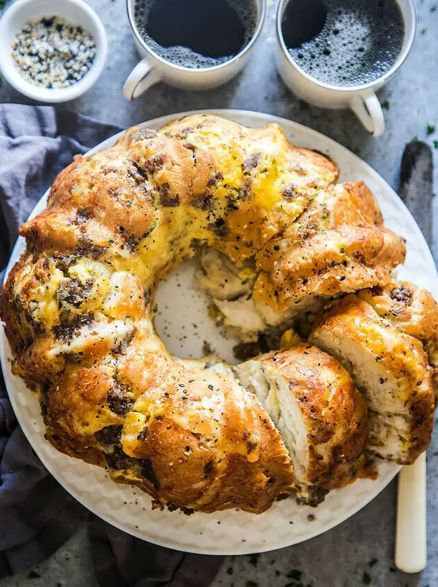 Savory Breakfast Monkey Bread