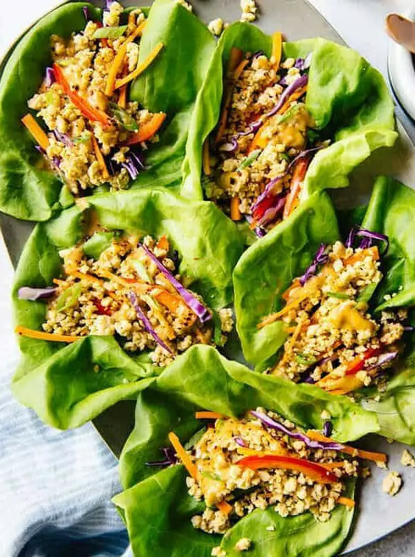 Tempeh Lettuce Wraps