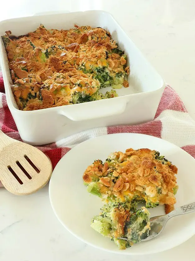 Broccoli Casserole with Ritz Crackers