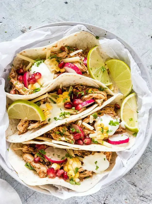 Instant Pot Chicken Tacos