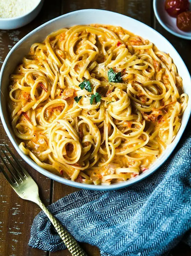 Roasted Tomato and Bell Pepper Pasta