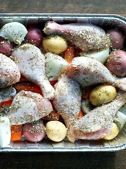 Herb-Roasted Chicken and Vegetables