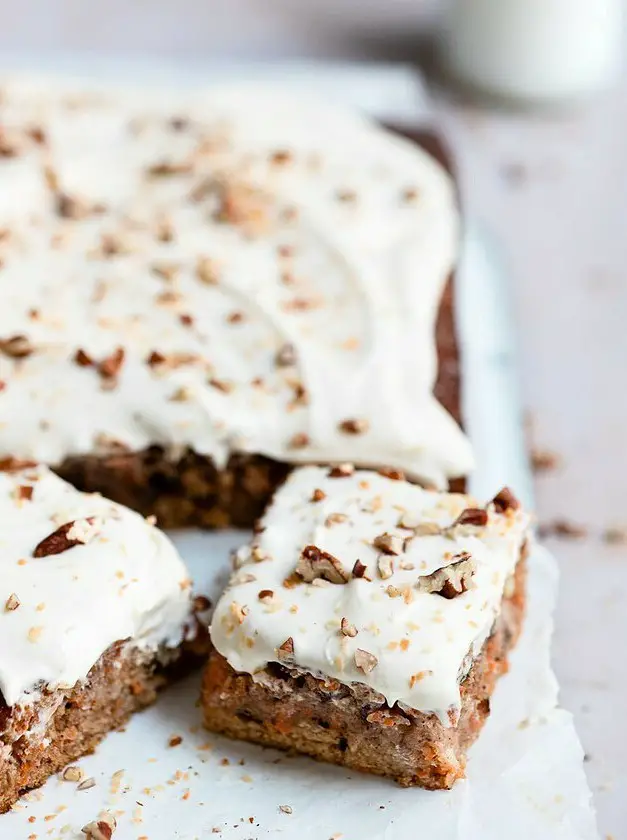 Blue Ribbon Carrot Sheet Cake