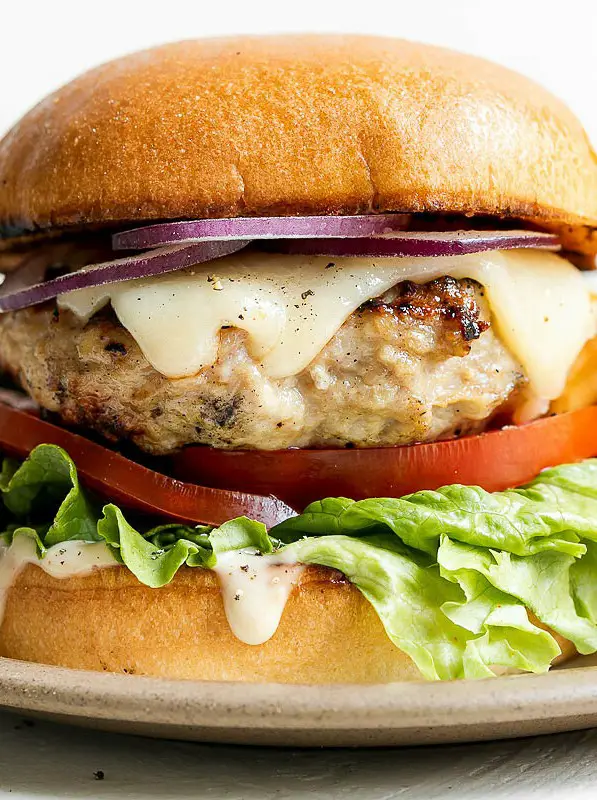 Grilled Chicken Burgers