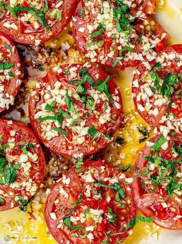 Garlic Fried Tomatoes