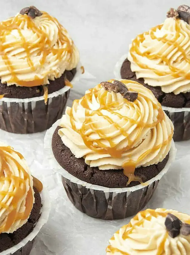 Chocolate Caramel Cupcakes